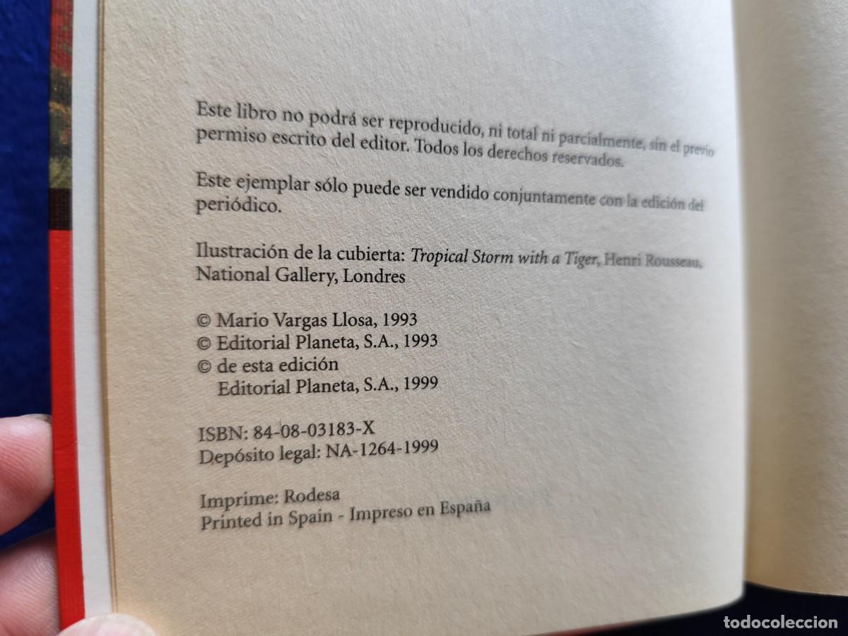 Libros de segunda mano: Lituma en los Andes Mario Vargas Llosa Ed. Planeta 1999 - Foto 6