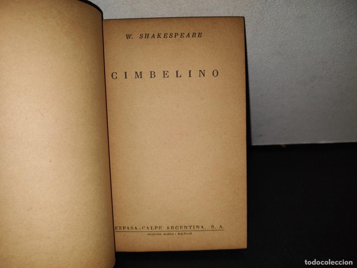 Libros de segunda mano: 158- CIMBELINO - W. SHAKESPEARE - COLECCI&Oacute;N AUSTRAL - Foto 3