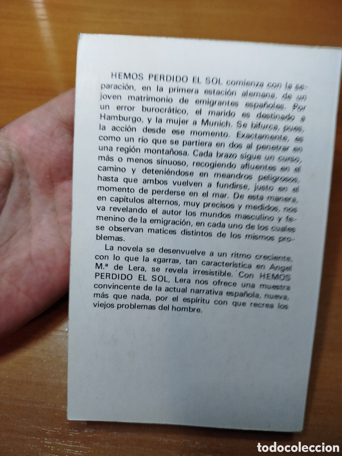 Libros de segunda mano: Hemos perdido el sol. &Aacute;ngel Mar&iacute;a de lera. Argos Vergara - Foto 2