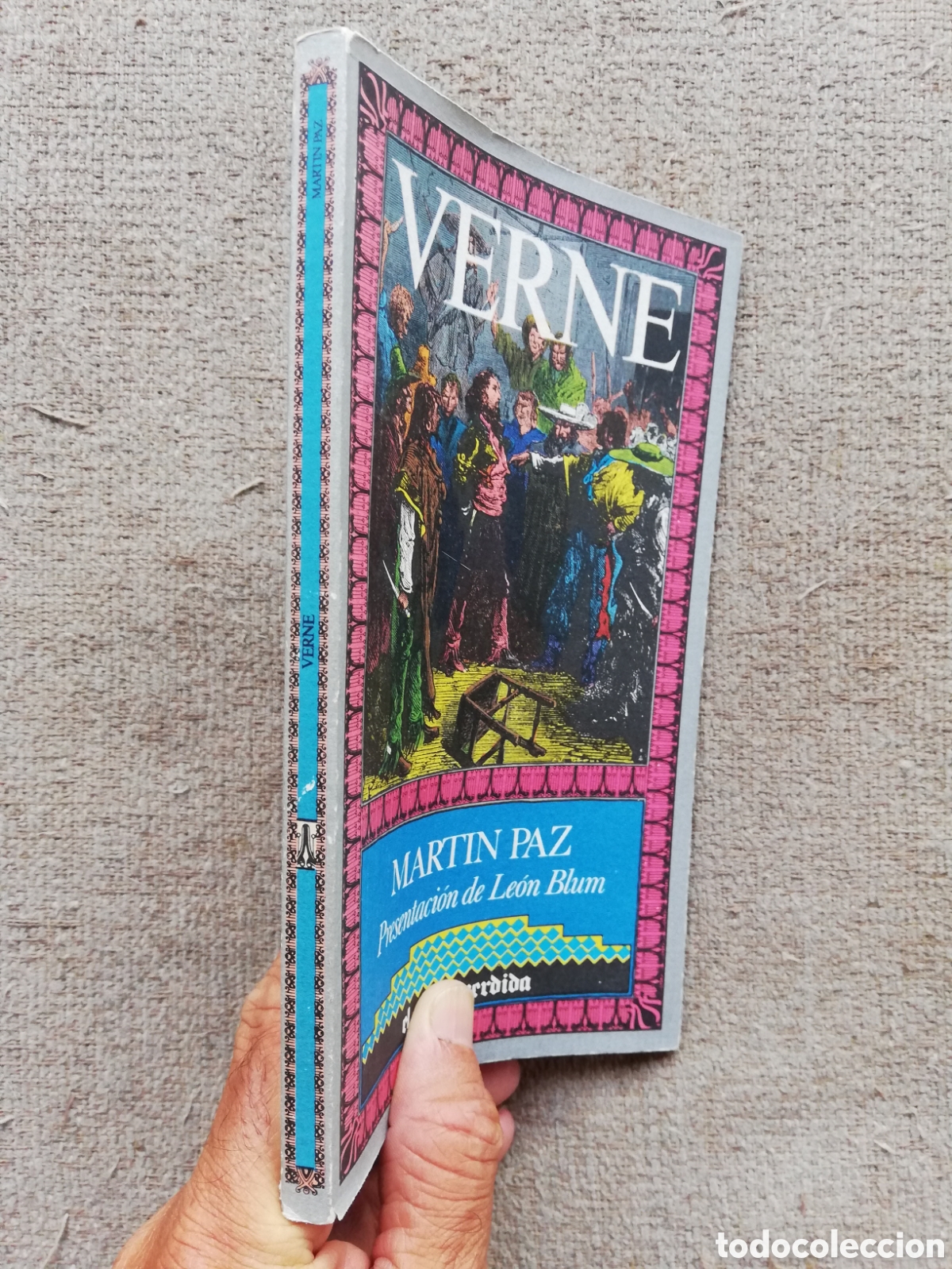 Libros de segunda mano: Mart&iacute;n Paz, de Julio Verne. Colecci&oacute;n el arca perdida 1982 - Foto 2