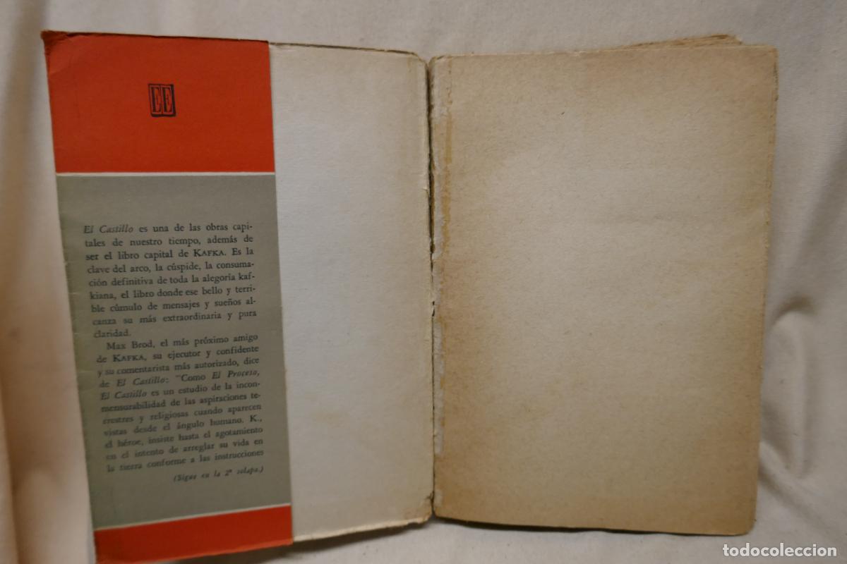 Libros de segunda mano: KAFKA, Franz - EL CASTILLO - Emec&eacute; - BUENOS AIRES - Foto 4