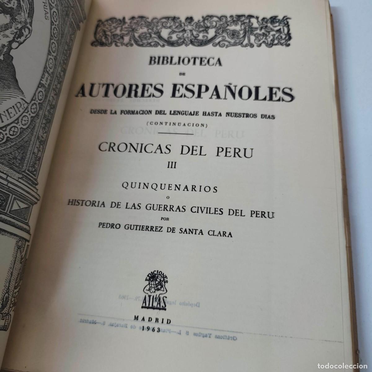 Libros de segunda mano: CR&Oacute;NICAS DEL PER&Uacute;. 2 TOMOS. - Foto 6