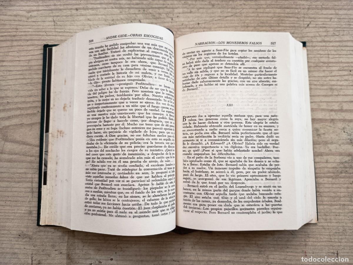 Libros de segunda mano: Obras Escogidas - Andre Gide - 1967 - Aguilar - Foto 4