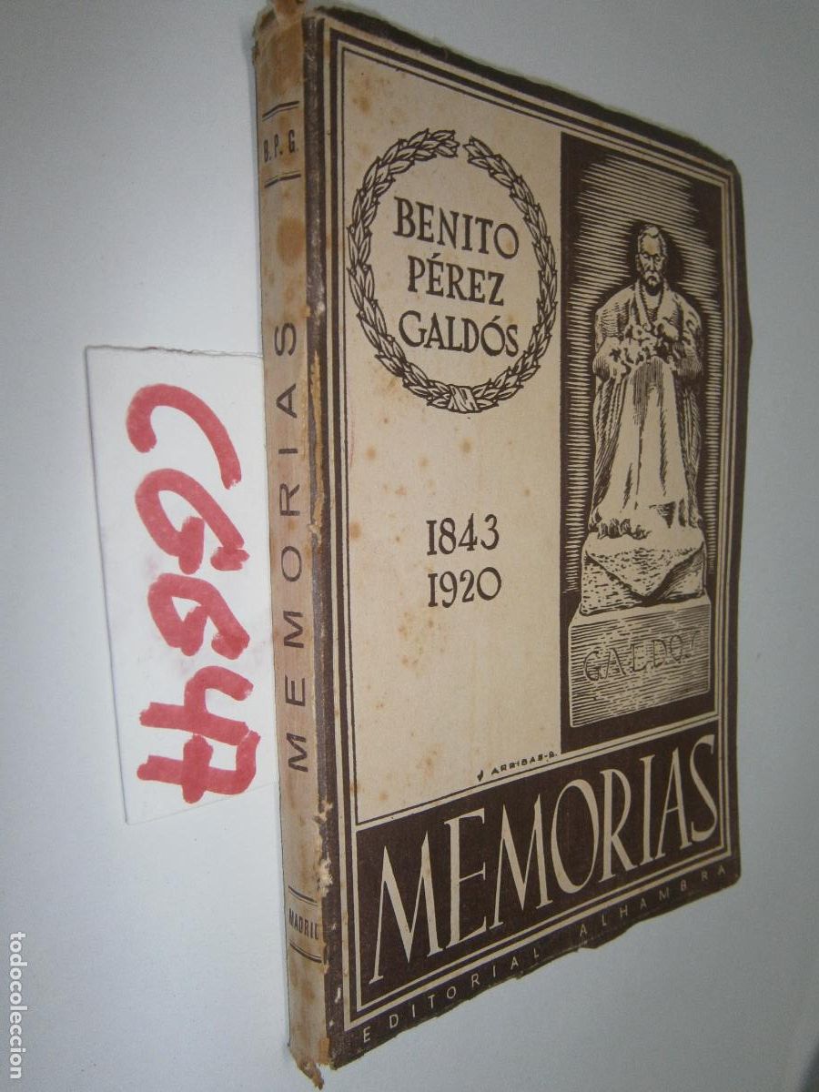 Libros de segunda mano: MEMORIAS - BENITO PEREZ GALDOS - Foto 1