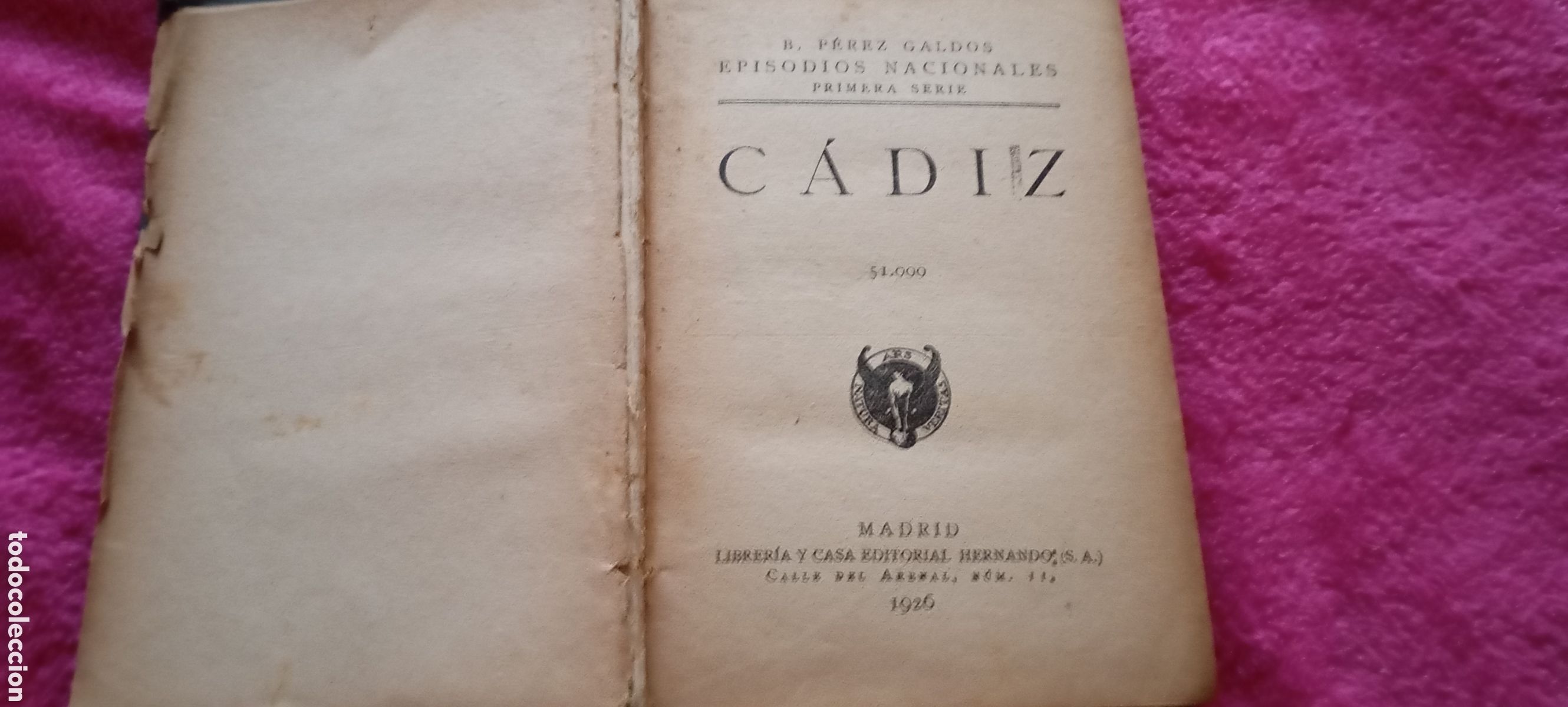 Libros de segunda mano: C&aacute;diz. Benito P&eacute;rez Gald&oacute;s - Foto 2