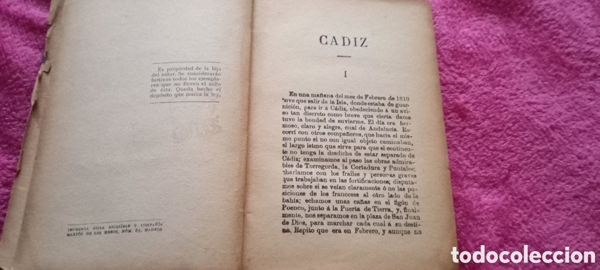 Libros de segunda mano: C&aacute;diz. Benito P&eacute;rez Gald&oacute;s - Foto 1
