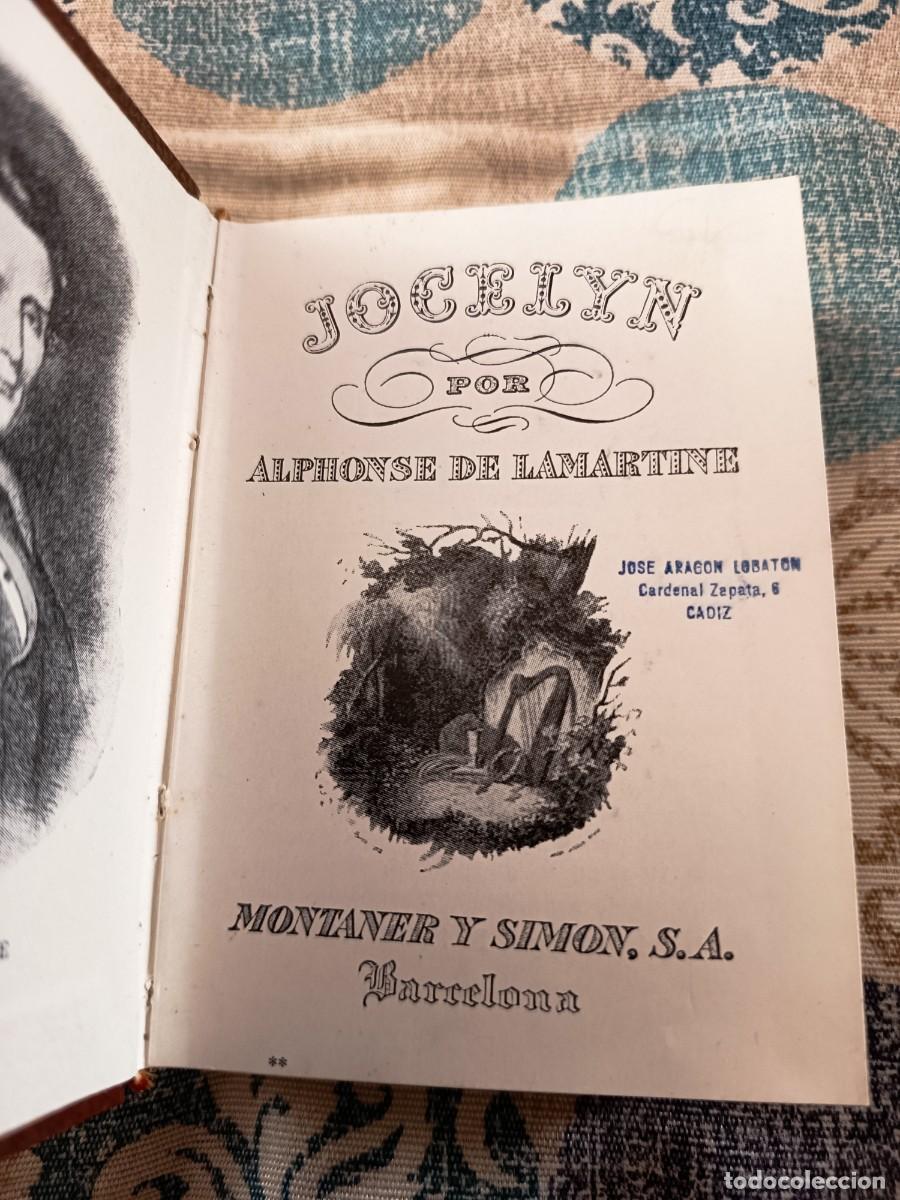 Libros de segunda mano: Jocelyn - Alphonse De Lamartine - 1968 - Montaner Y Simon - Foto 3