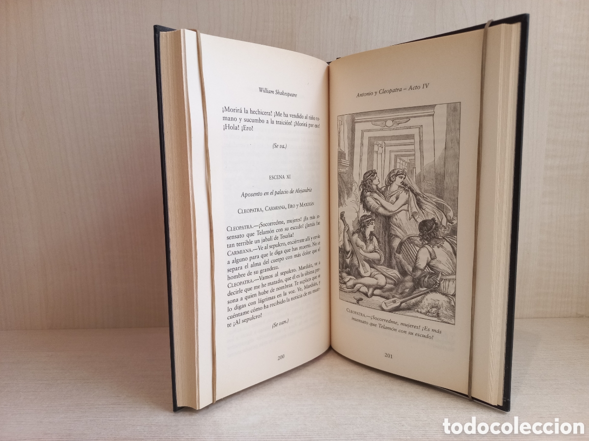 Libros de segunda mano: Antonio y Cleopatra. William Shakespeare. RBA, 2003. Ilustrado. - Foto 4