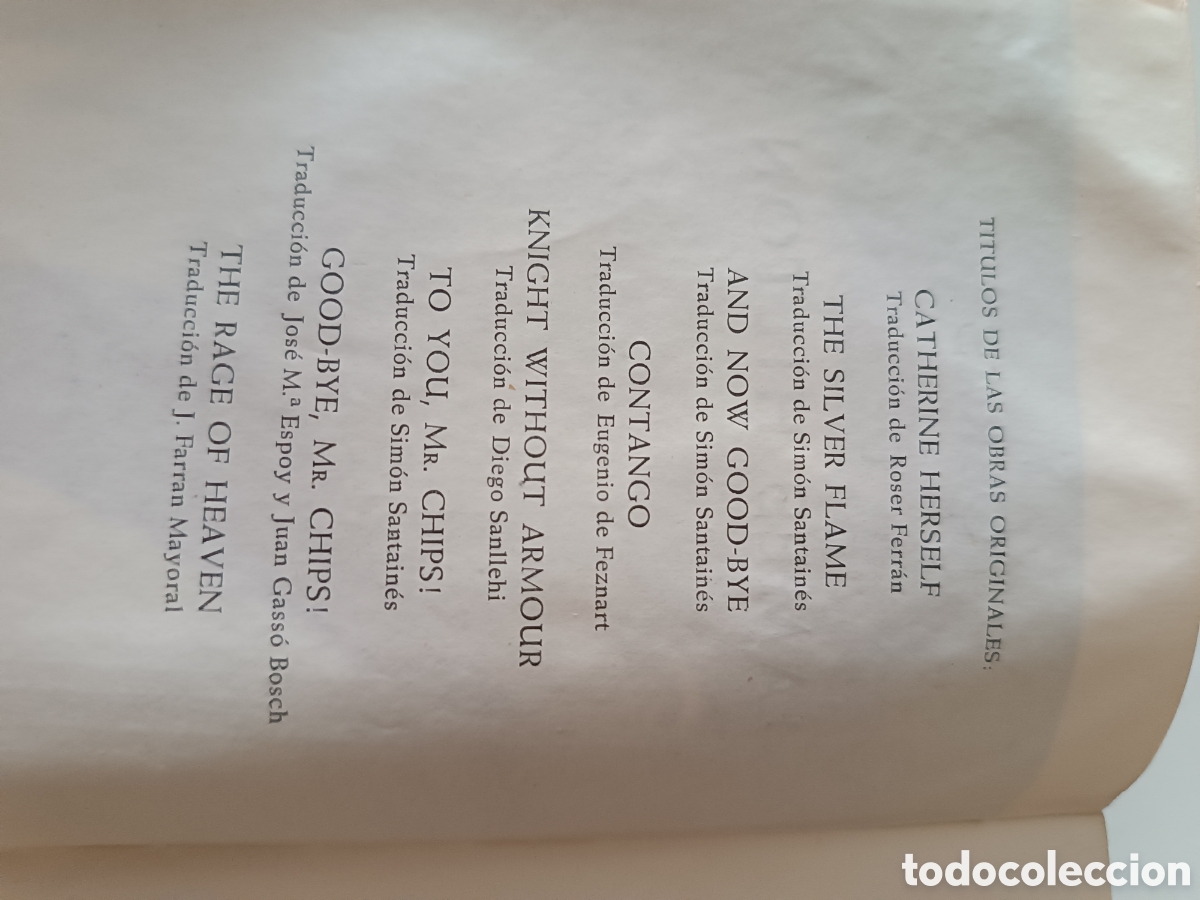 Libros de segunda mano: Obras de James Hilton - Foto 4