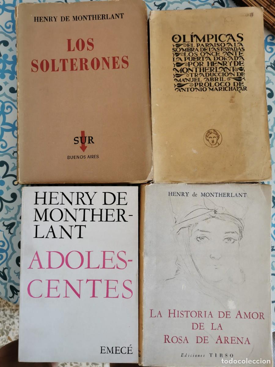 Libros de segunda mano: Cuatro t&iacute;tulos de Henry de Montherlant. (Ver). Distintas editoriales y ediciones. - Foto 1