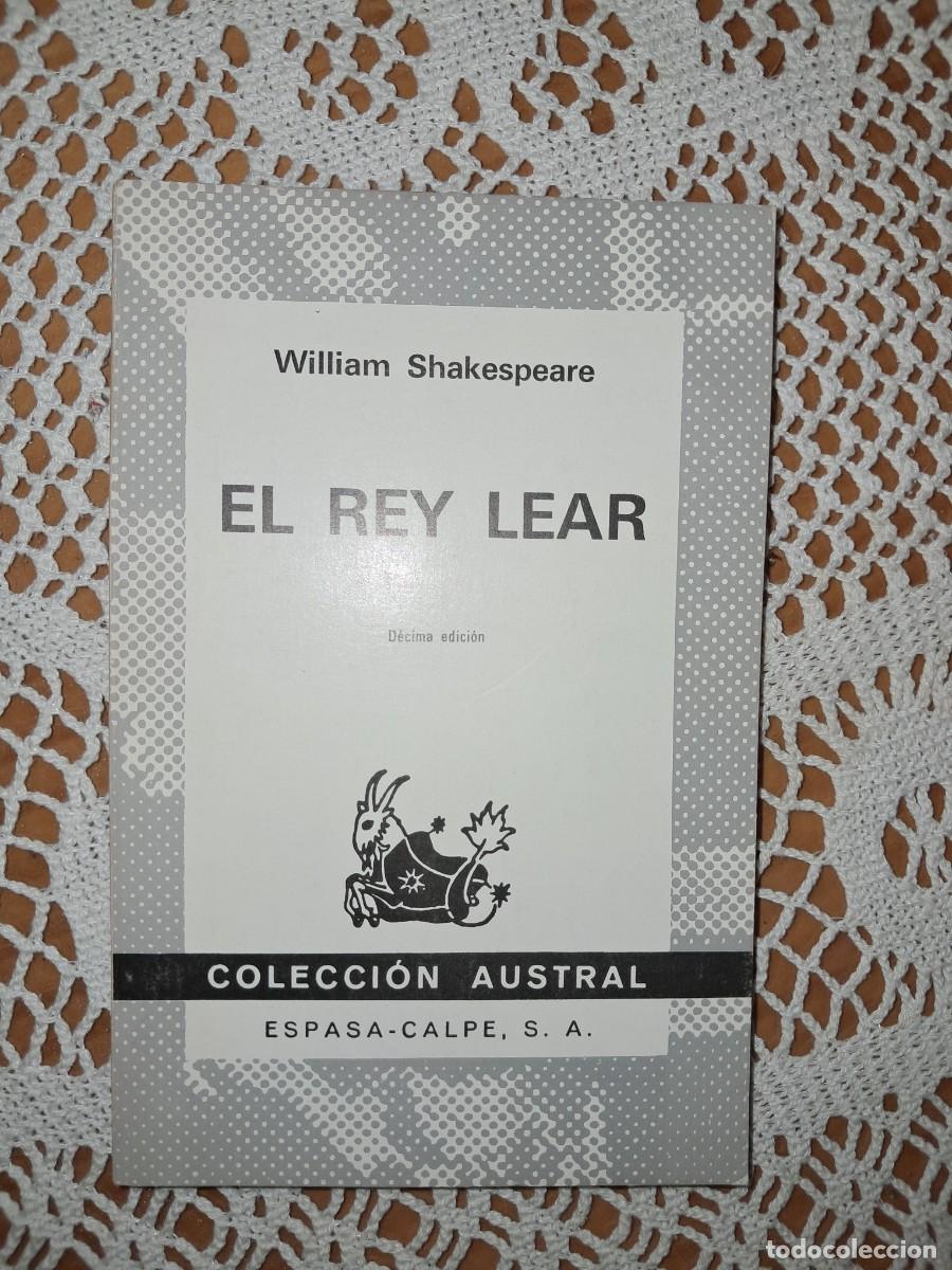 Libros de segunda mano: El Rey Lear William Shakespeare Colecci&oacute;n Austral - Foto 1
