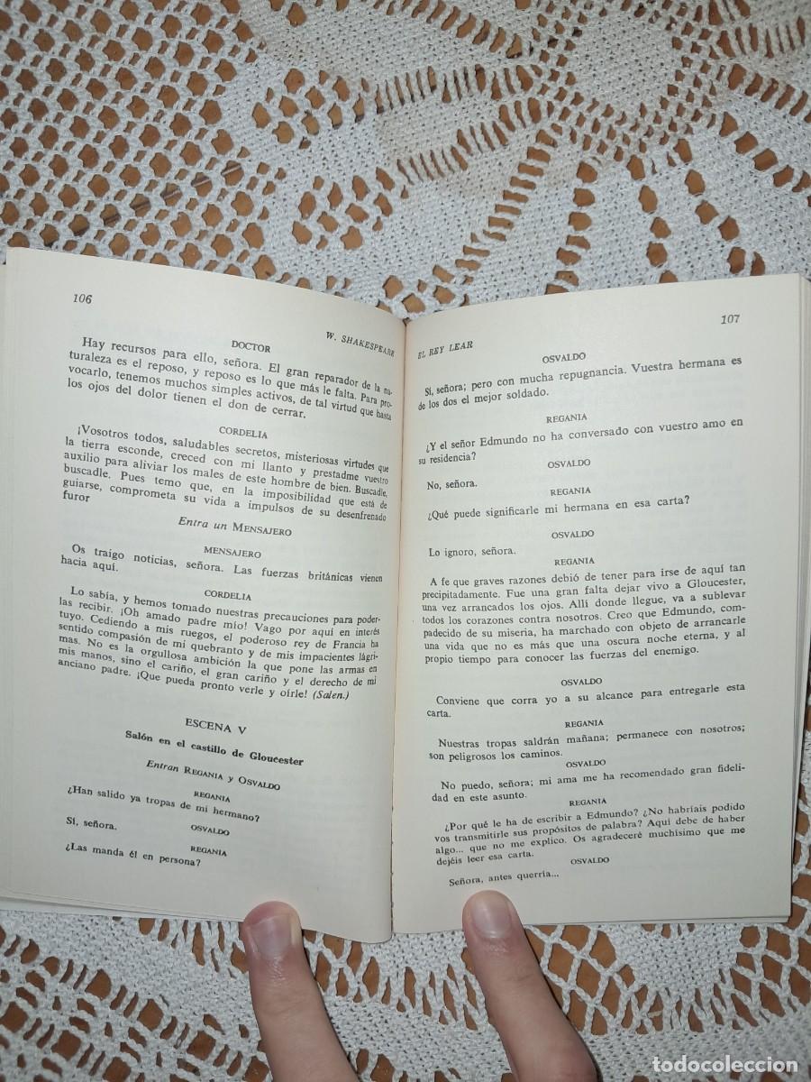 Libros de segunda mano: El Rey Lear William Shakespeare Colecci&oacute;n Austral - Foto 5