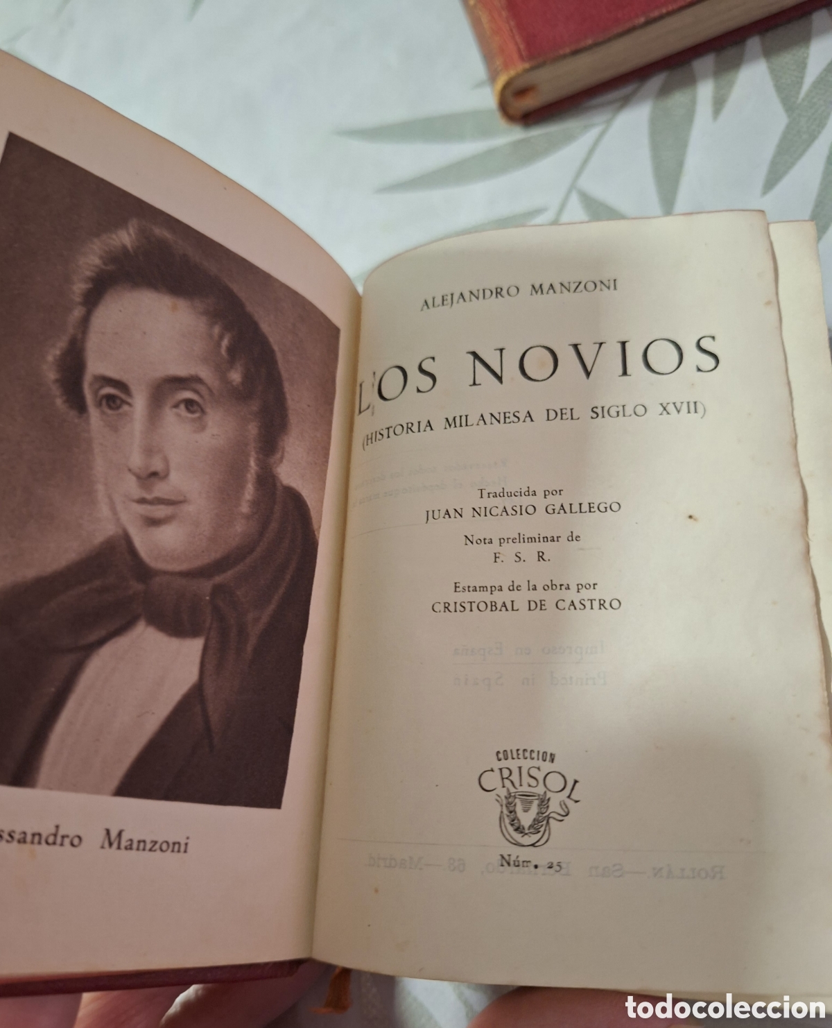 Libros de segunda mano: Edici&oacute;n Crisol con l&aacute;minas de 20 pesetas - Foto 3