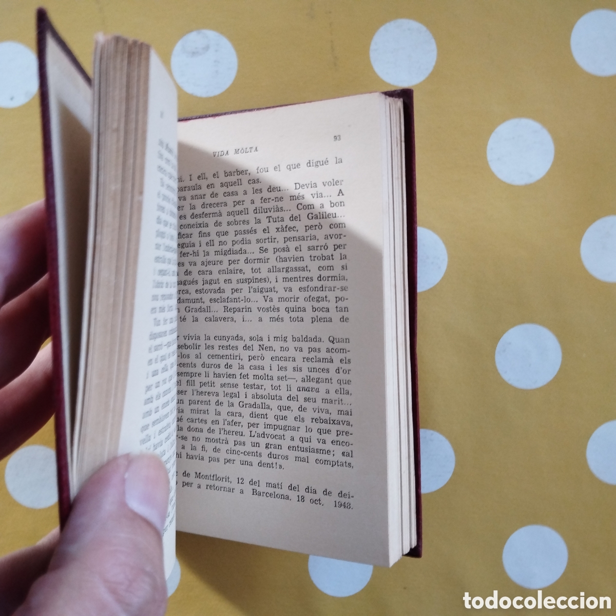 Libros de segunda mano: VICTOR CATAL&Agrave; VIDA M&Ograve;LTA EDITORIAL SELECTA PRIMERA EDICI&Oacute; 1950 PELL - Foto 6