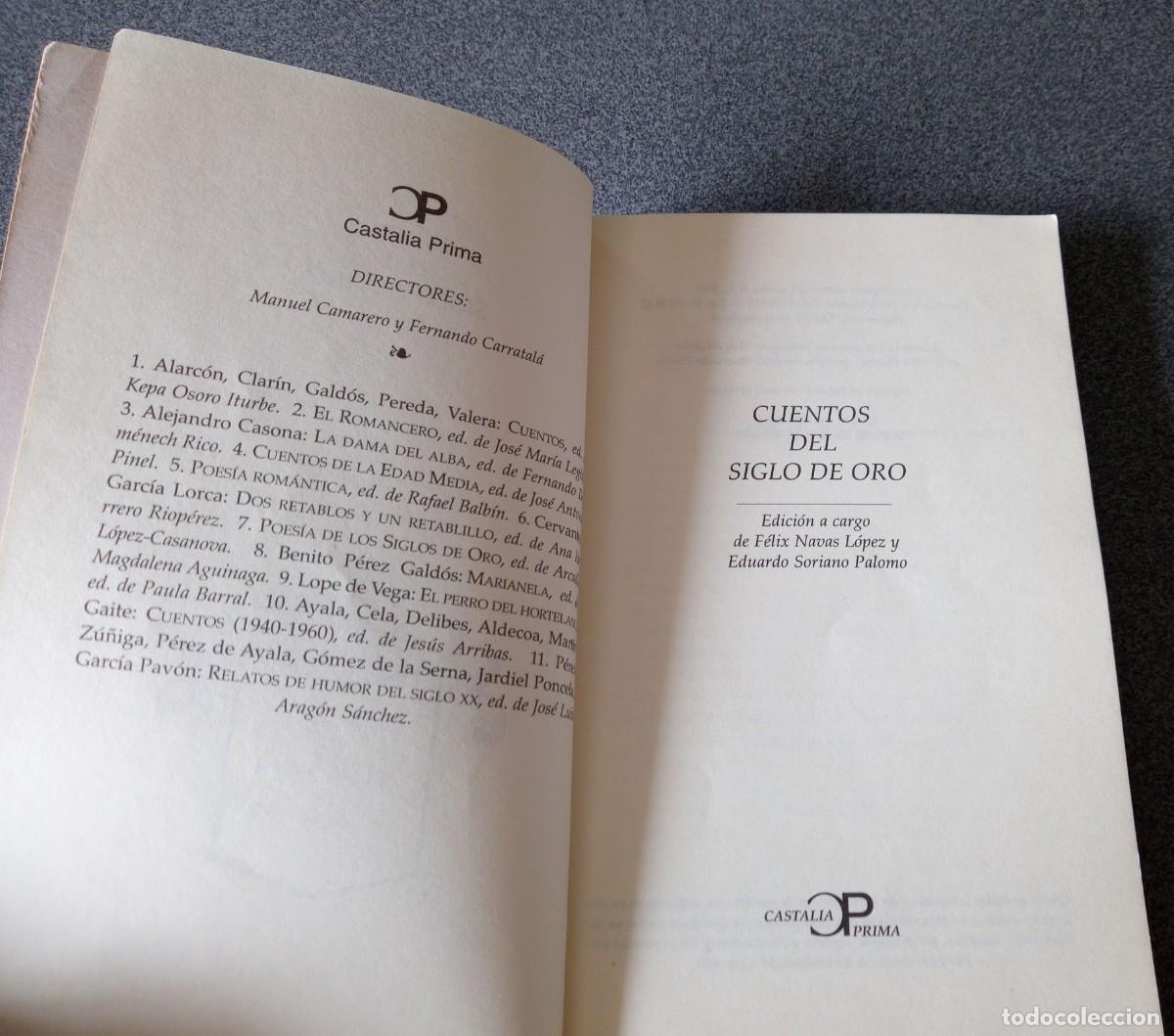 Libros de segunda mano: Cuentos Del Siglo De Oro - Foto 4