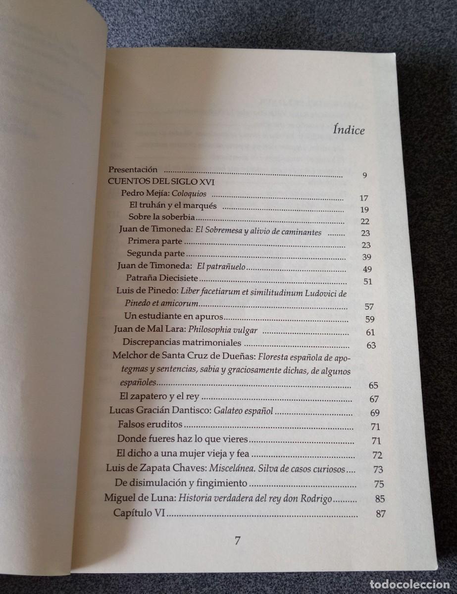 Libros de segunda mano: Cuentos Del Siglo De Oro - Foto 6