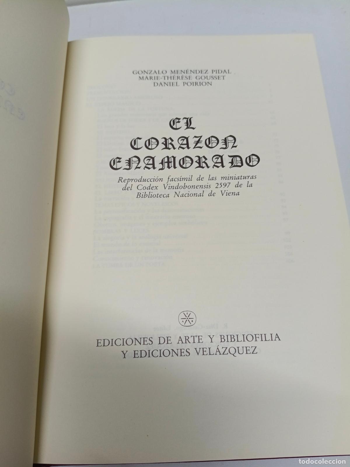 Libros de segunda mano: El coraz&oacute;n enamorado.- Gousset, Marie-Th&eacute;rese - Foto 2