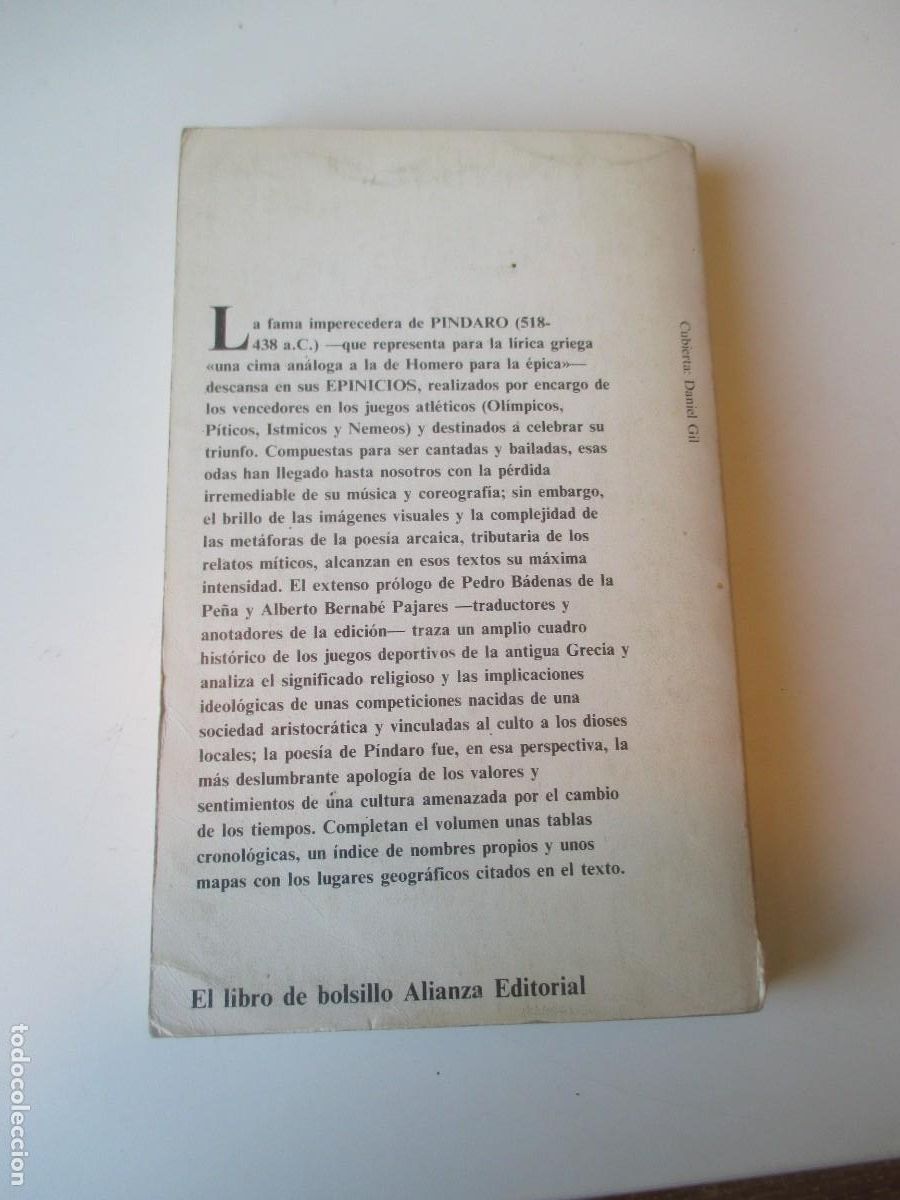 Libros de segunda mano: PINDARO Epinicios W36017 - Foto 2