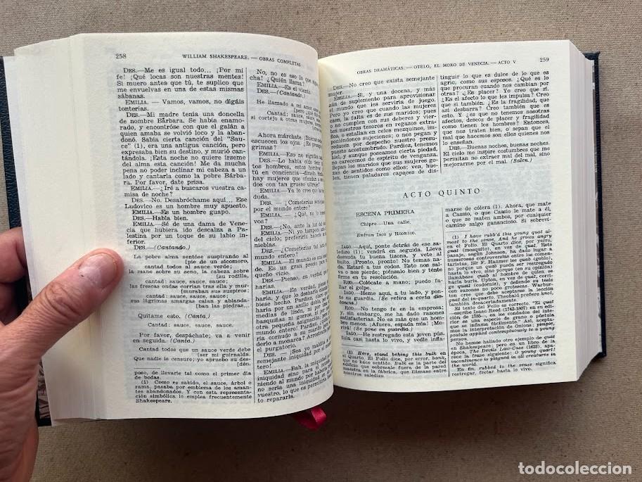 Libros de segunda mano: William Shakespeare / Obras Completas Tomo I Tragedias / Aguilar / - Foto 10
