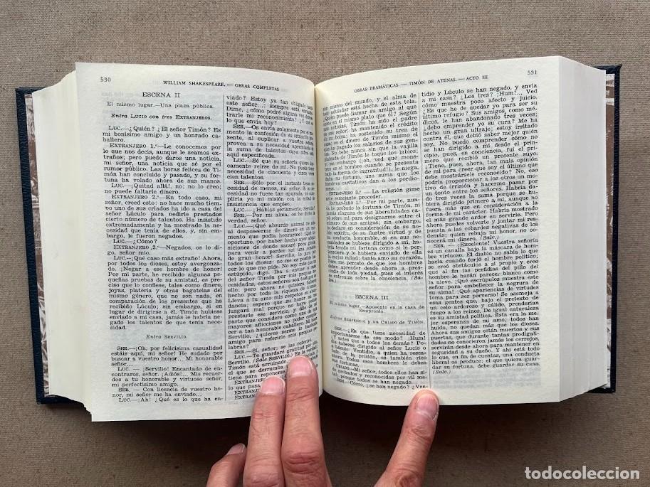 Libros de segunda mano: William Shakespeare / Obras Completas Tomo I Tragedias / Aguilar / - Foto 12