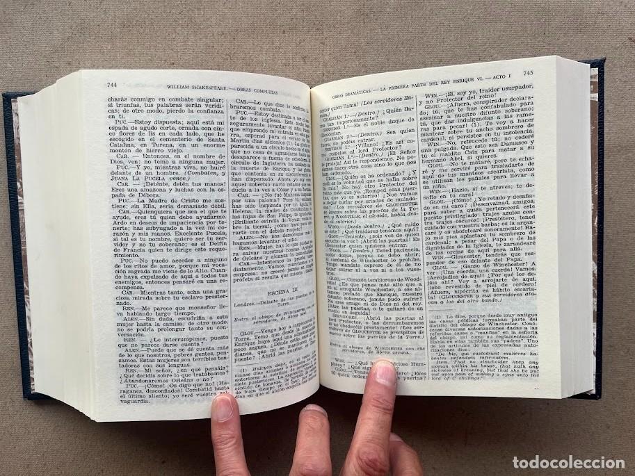Libros de segunda mano: William Shakespeare / Obras Completas Tomo I Tragedias / Aguilar / - Foto 13