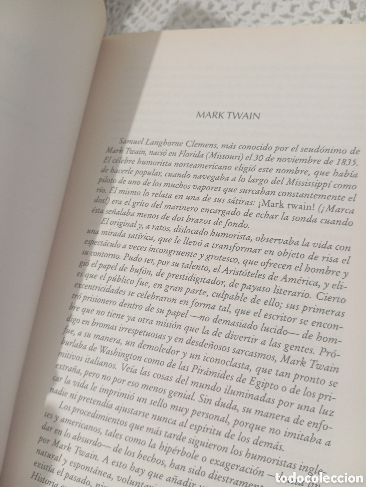 Libros de segunda mano: Obras selectas. Mark Twain. Edimat - Foto 5