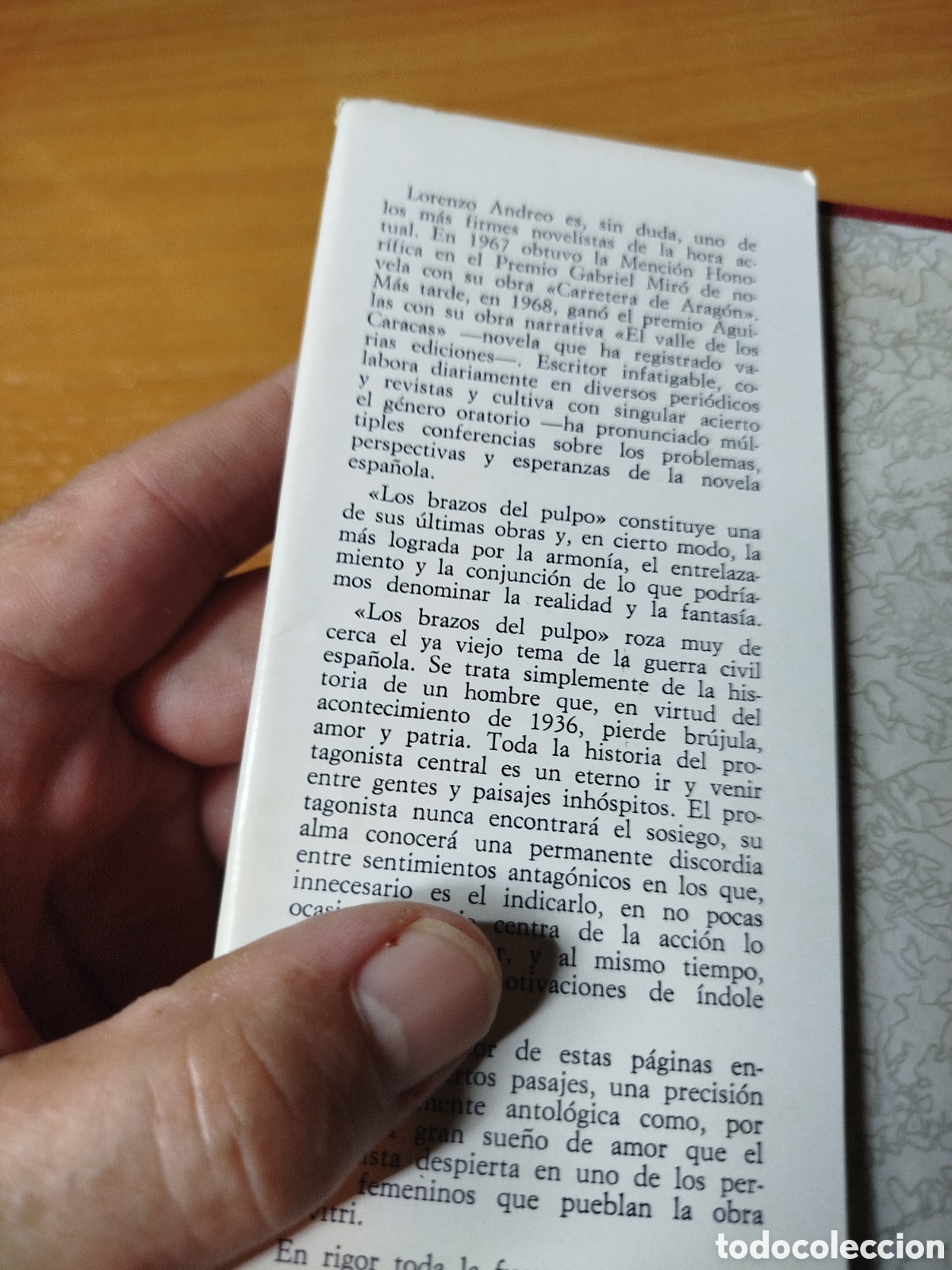 Libros de segunda mano: Los brazos del pulpo. Lorenzo andreo. - Foto 3