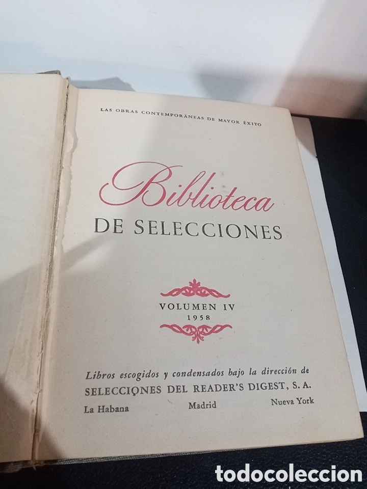 Libros de segunda mano: LIBRO ANTIGUO 1958 BIBLIOTECA DE SELECCIONES - Foto 3