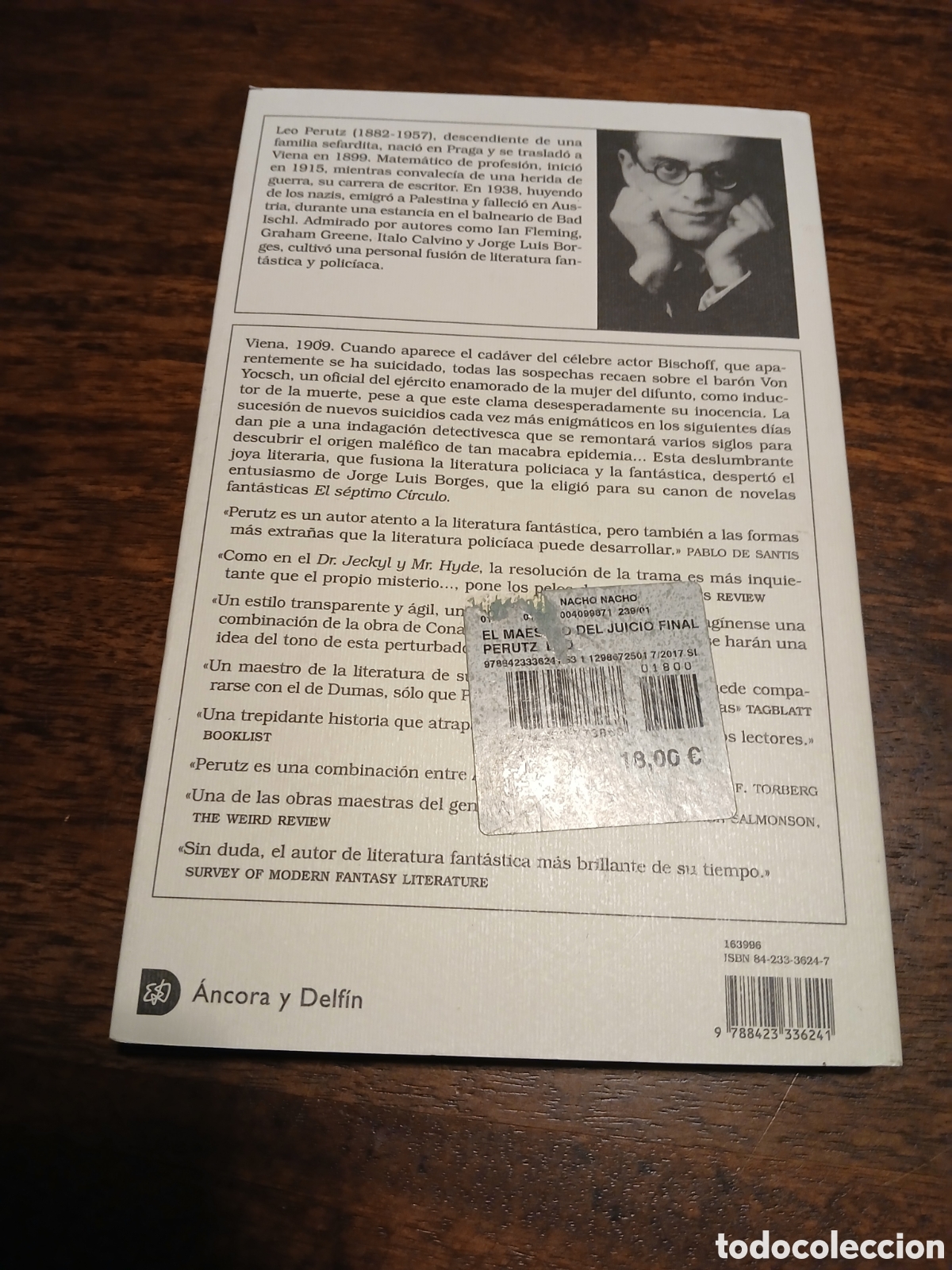 Libros de segunda mano: El Maestro del Juicio Final, Leo Perutz - Foto 2
