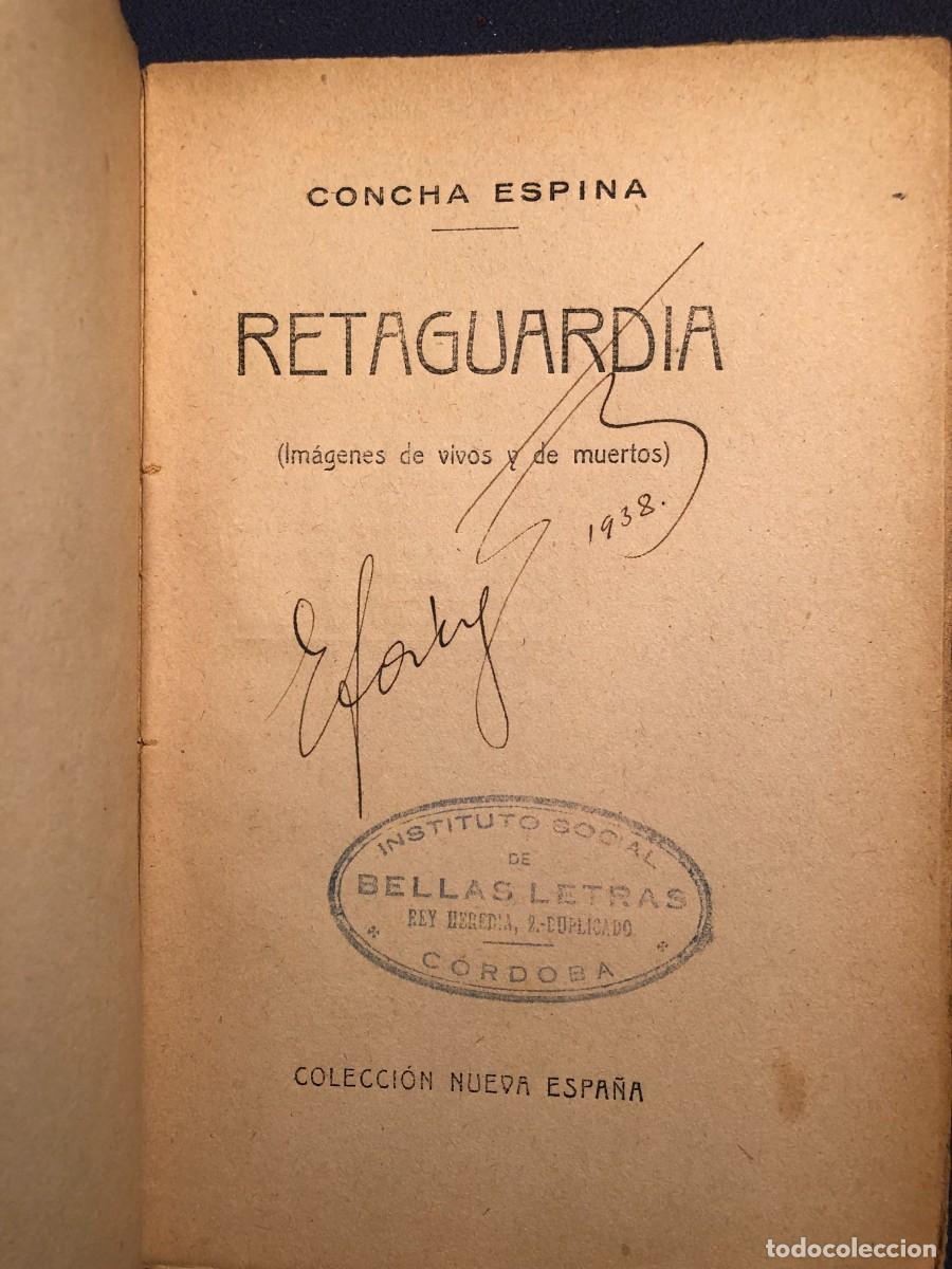 Libros de segunda mano: CONCHA ESPINA: - RETAGUARDIA) - (1937) (PRIMERA EDICION) - Foto 2