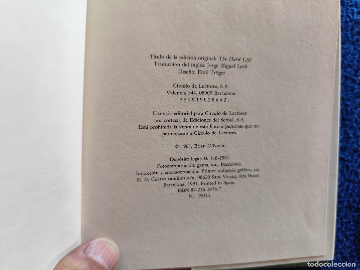 Libros de segunda mano: La Vida Dura Flann O`Brien C&iacute;rculo de Lectores 1991 - Foto 8