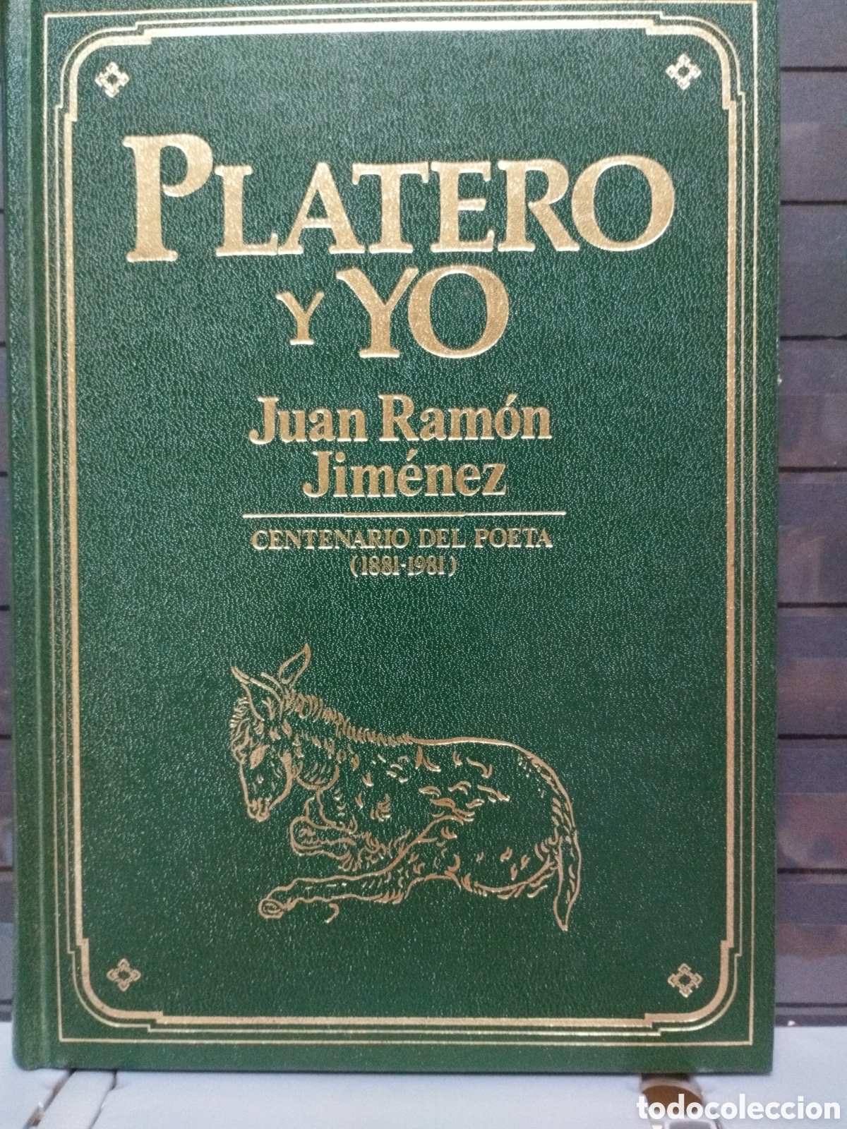 Libros de segunda mano: Platero y yo de Juan Ram&oacute;n Jim&eacute;nez edici&oacute;n del centenario del poeta - Foto 1