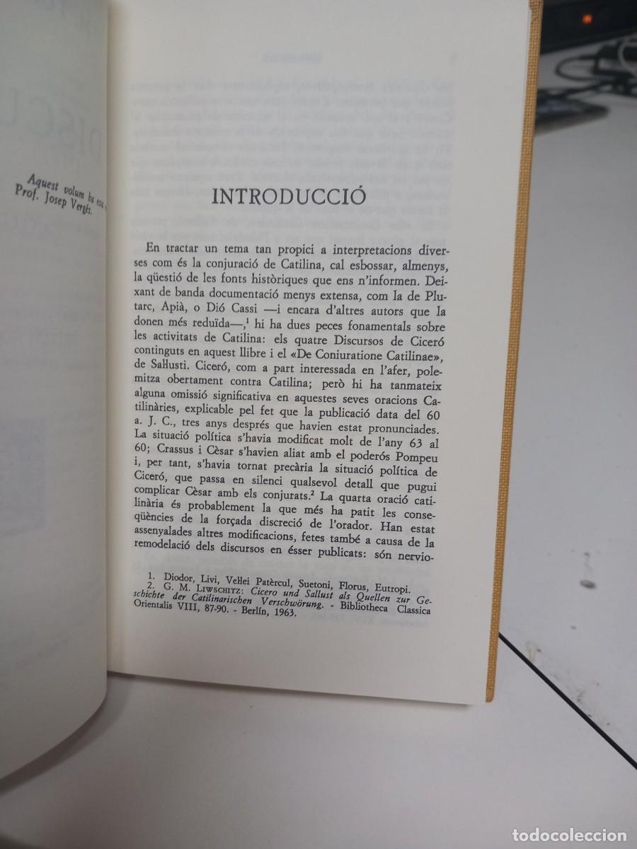Libros de segunda mano: CATILIN&Agrave;RIES - CICER&Oacute; - BERNAT METGE - Foto 3