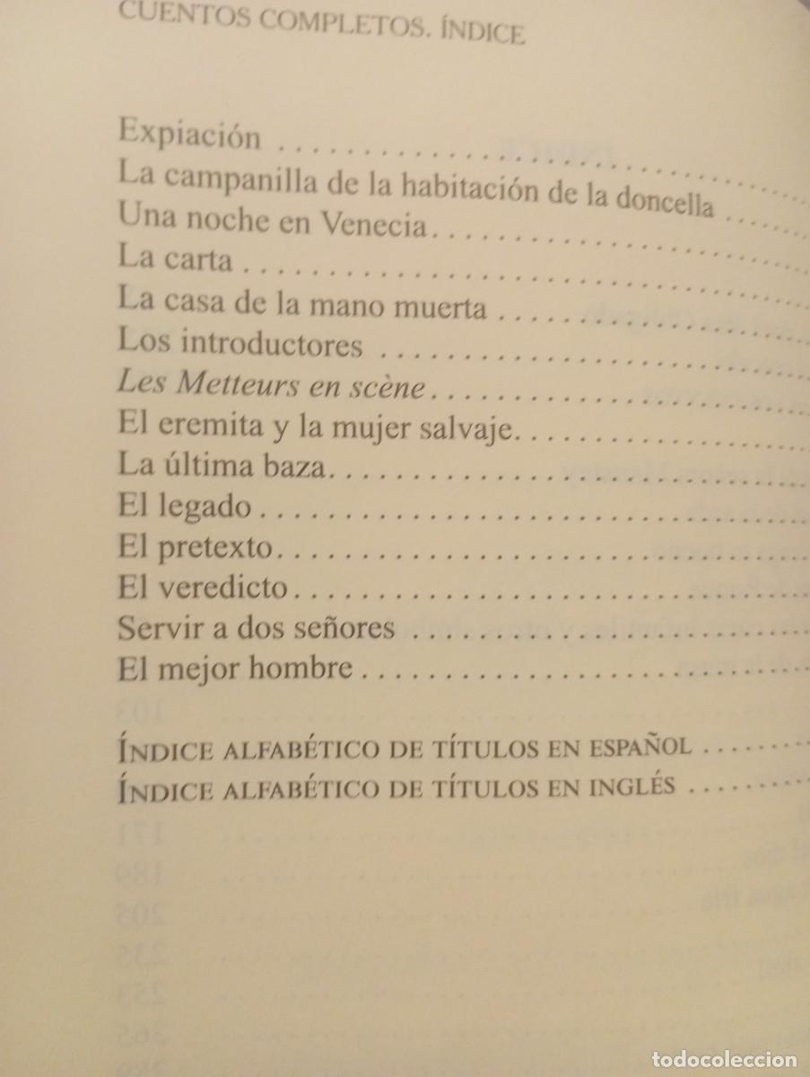 Libros de segunda mano: CUENTOS COMPLETOS (1891-1908). EDITH WHARTON. TAPAS DURAS. IMPECABLE - Foto 6