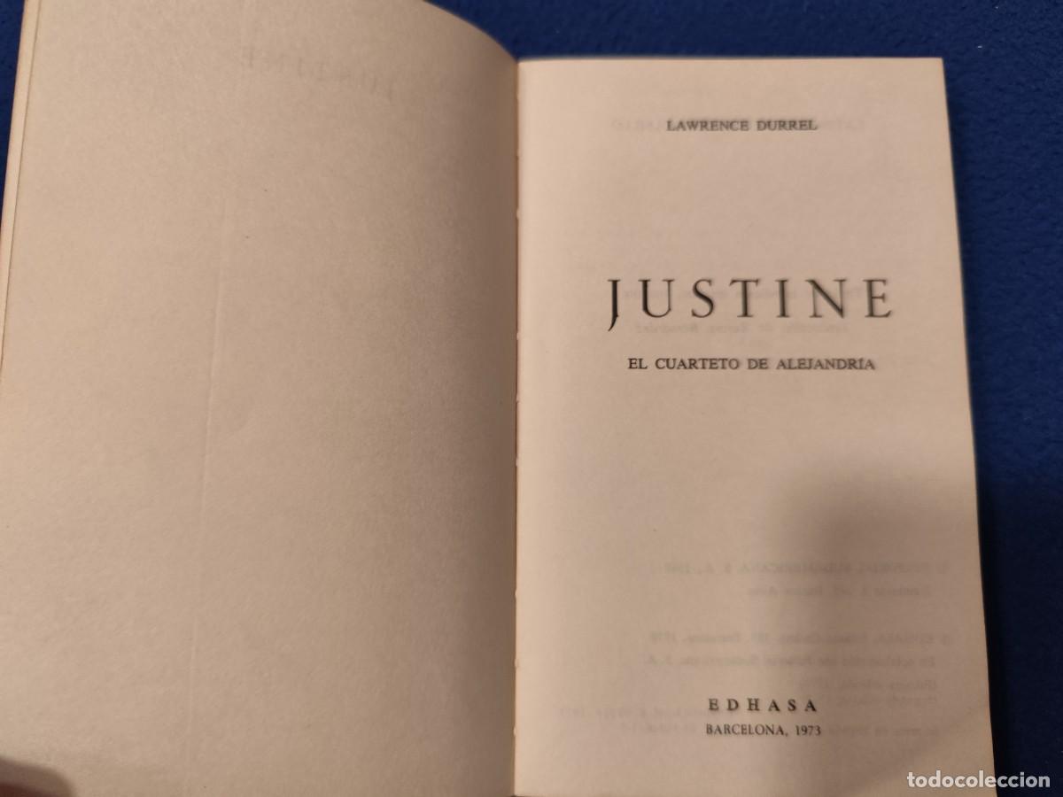Libros de segunda mano: JUSTINE Lawrence Durrell Ed. Edhasa 1973 - Foto 5