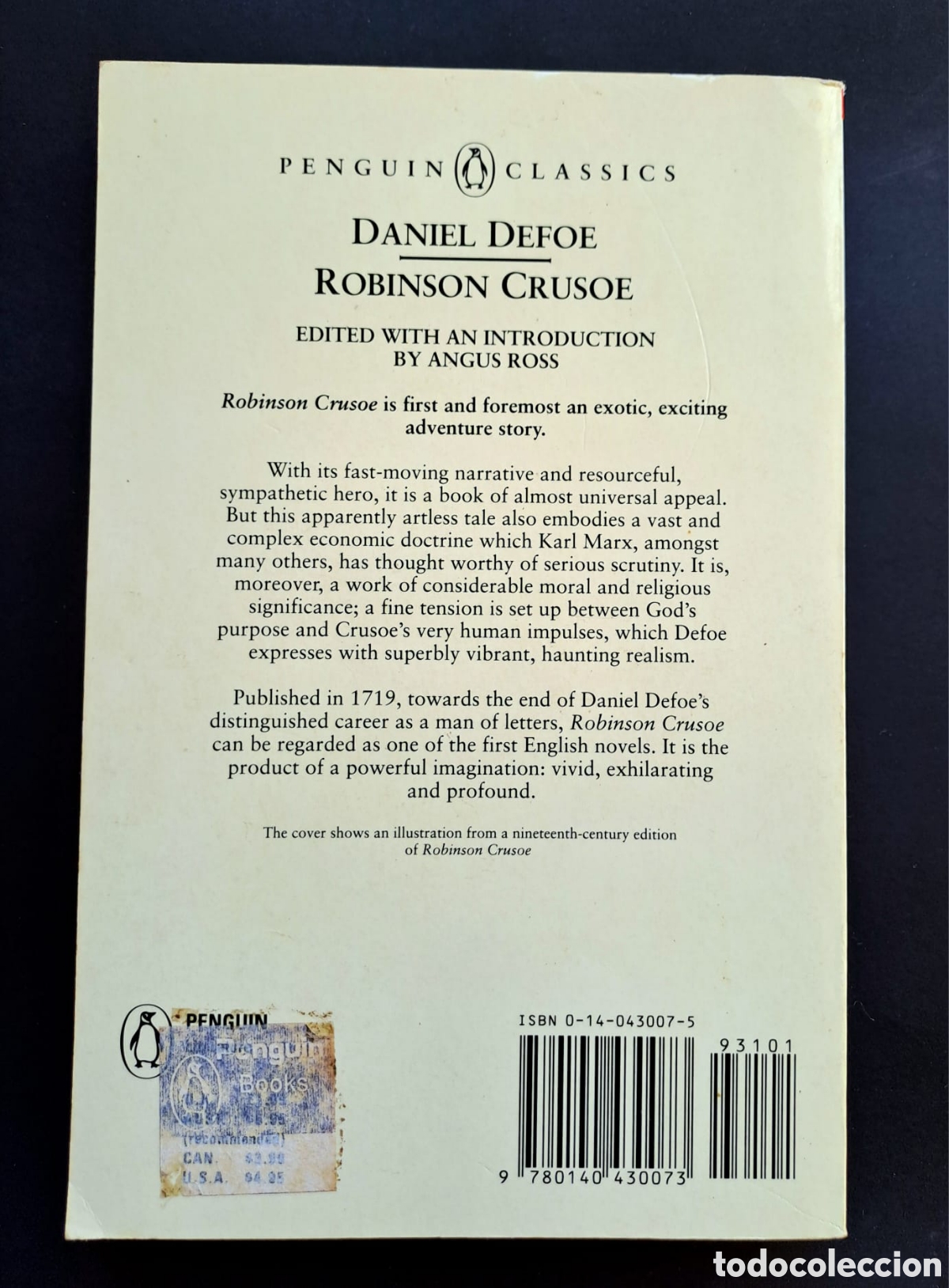 Libros de segunda mano: Robinson Crusoe - Daniel Defoe - Penguin Classics - Foto 2