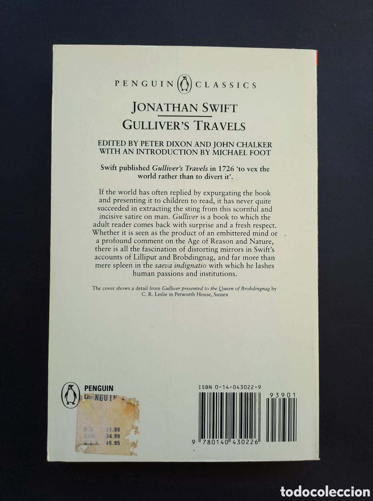 Libros de segunda mano: Jonathan Swift - Gullivers Travels - Penguin Classics - Foto 2