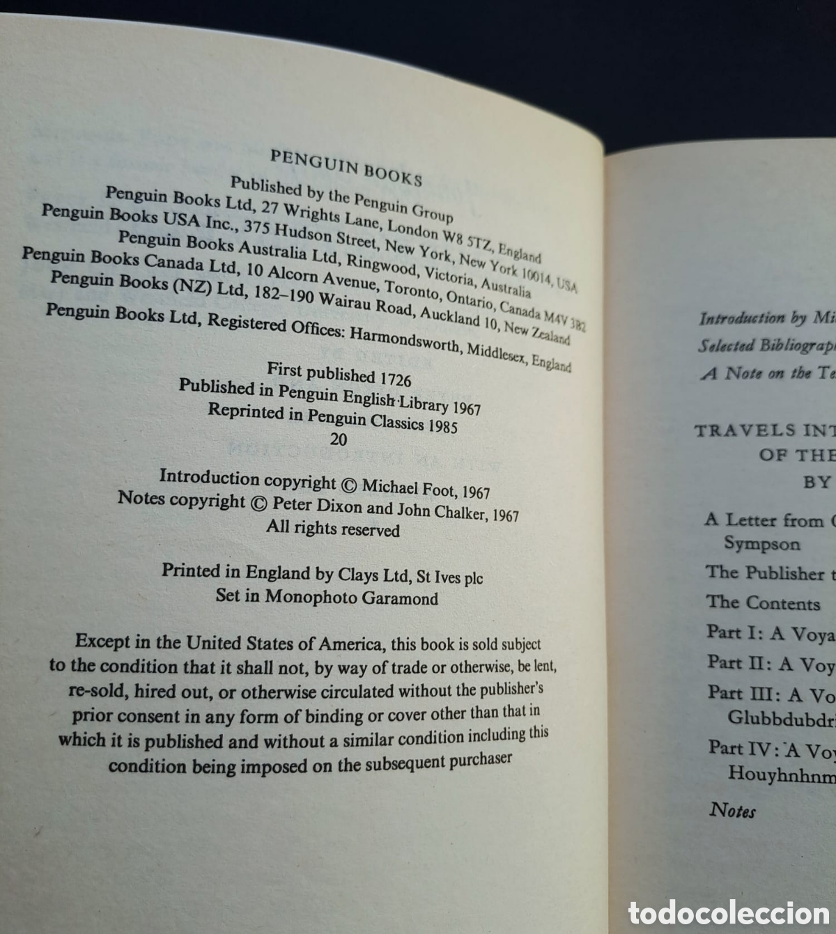 Libros de segunda mano: Jonathan Swift - Gullivers Travels - Penguin Classics - Foto 3