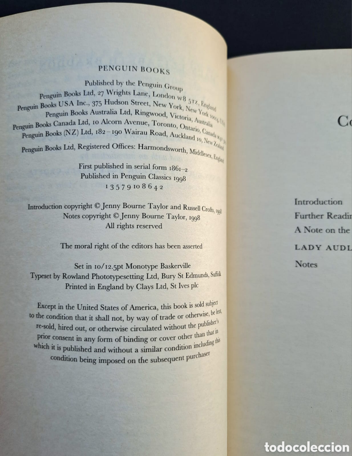 Libros de segunda mano: Lady Audleys secret - Mary Elizabeth Braddon - Penguin Classics - Foto 3
