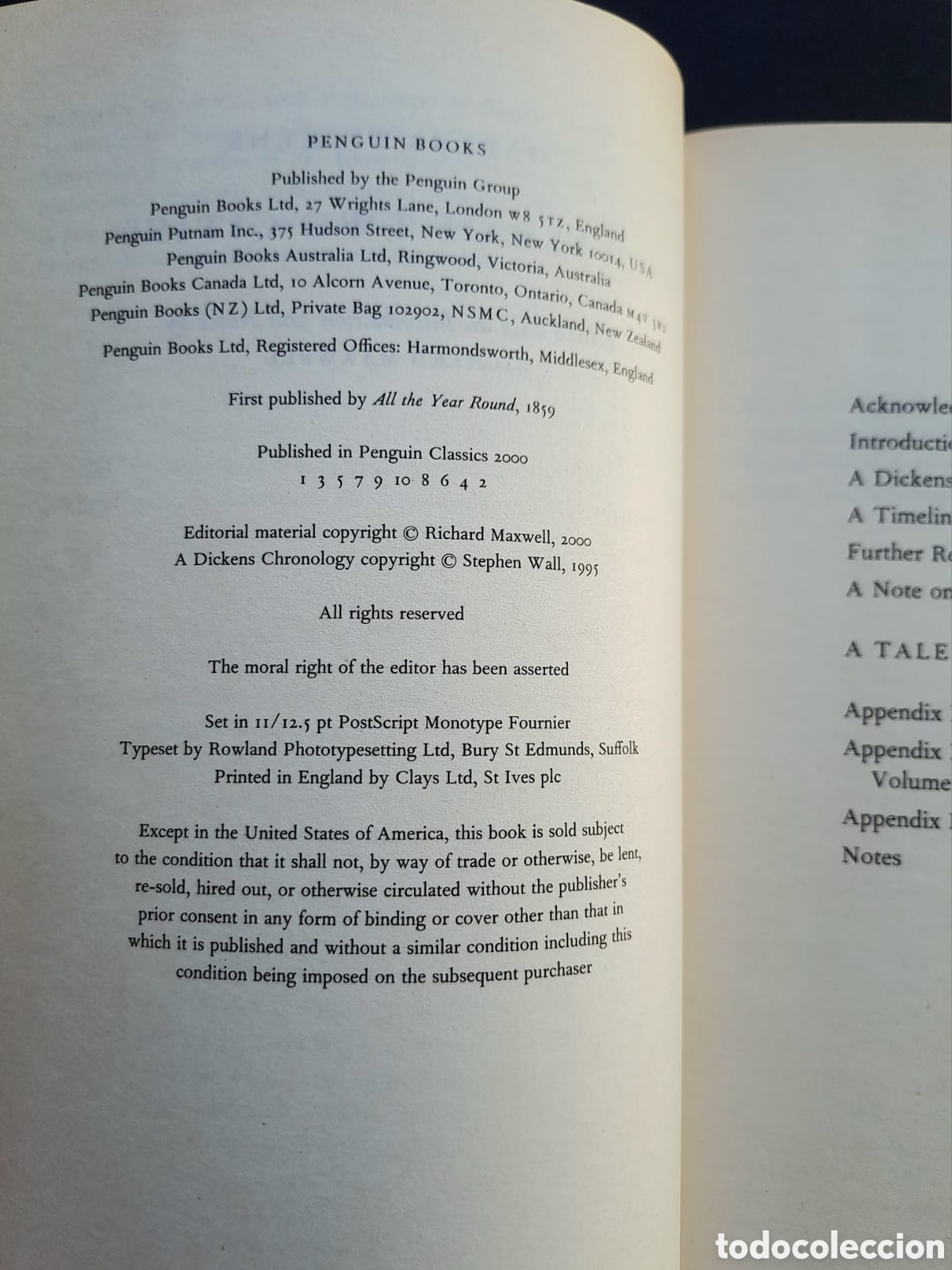 Libros de segunda mano: A tale of two cities - Charles Dickens - Penguin Classics - Foto 3
