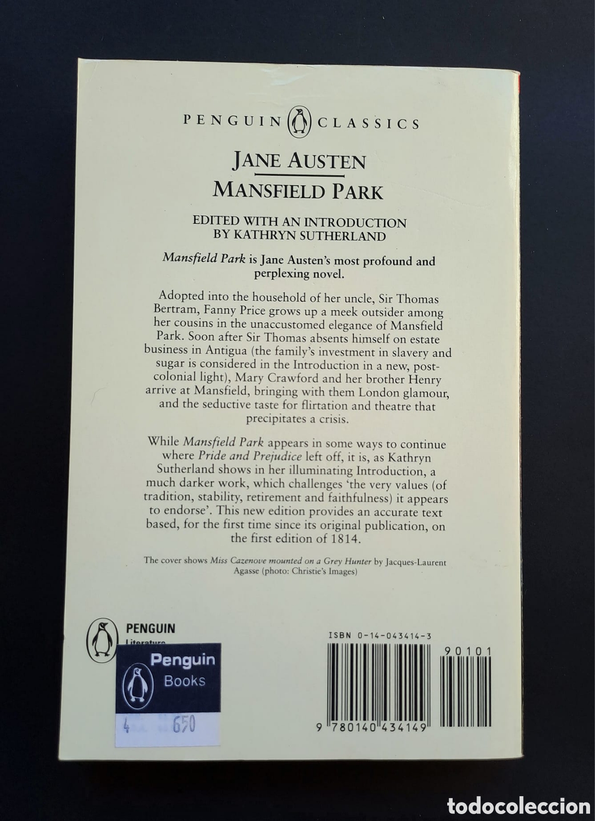Libros de segunda mano: Mansfield Park - Jane Austen - Penguin Classics - Foto 2