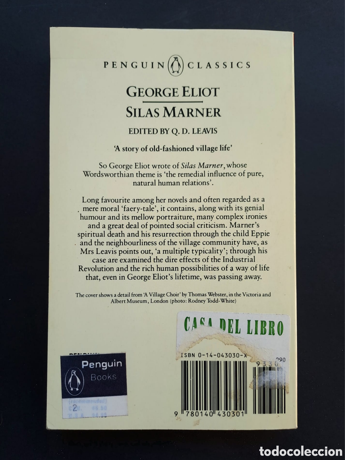 Libros de segunda mano: Sillas Marner - George Eliot - Penguin Classics - Foto 2