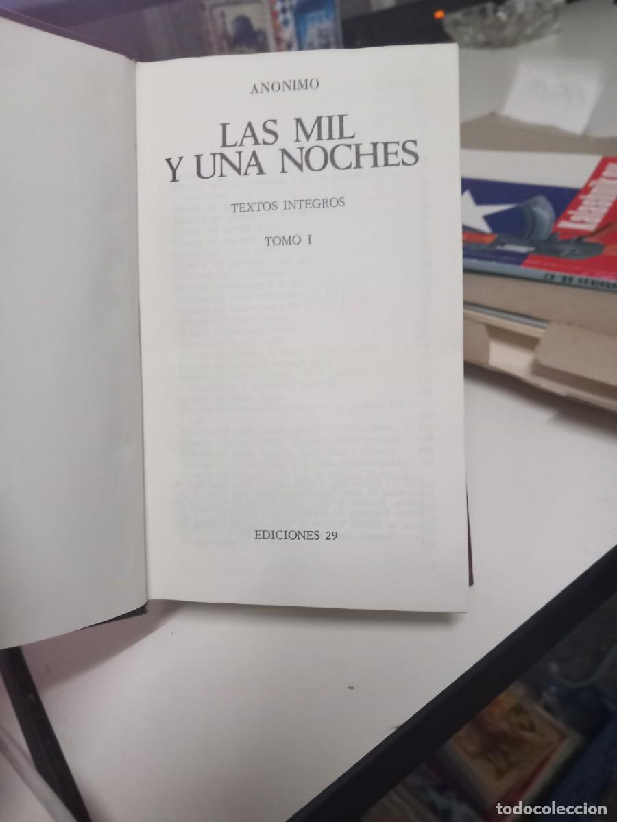 Libros de segunda mano: LAS MIL Y UNA NOCHES. TOMO I Y II. EDICIONES 29. - Foto 2