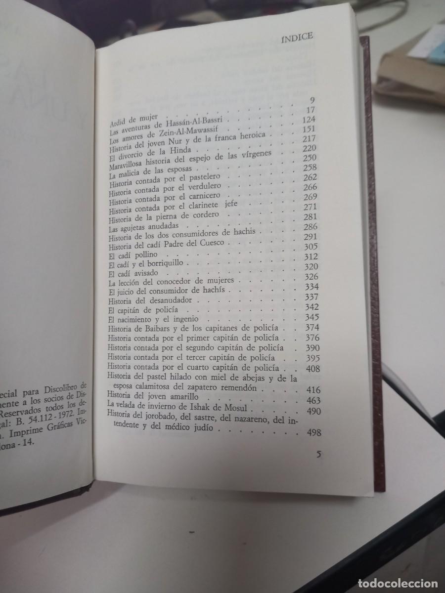 Libros de segunda mano: LAS MIL Y UNA NOCHES. TOMO I Y II. EDICIONES 29. - Foto 4