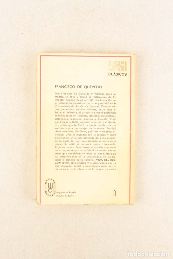 Libros de segunda mano: Historia de la vida del Busc&oacute;n - Francisco de Quevedo - Foto 2