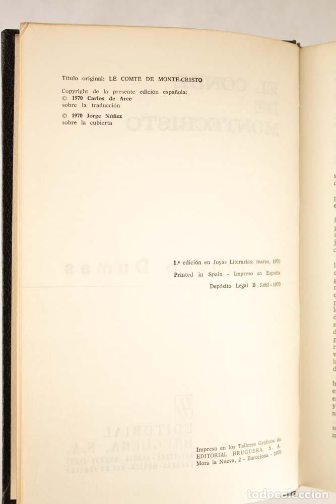 Libros de segunda mano: El conde de Montecristo - Alexandre Dumas - Foto 3