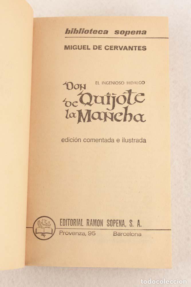 Libros de segunda mano: Don Quijote de la Mancha - Miguel de Cervantes Saavedra - Foto 4