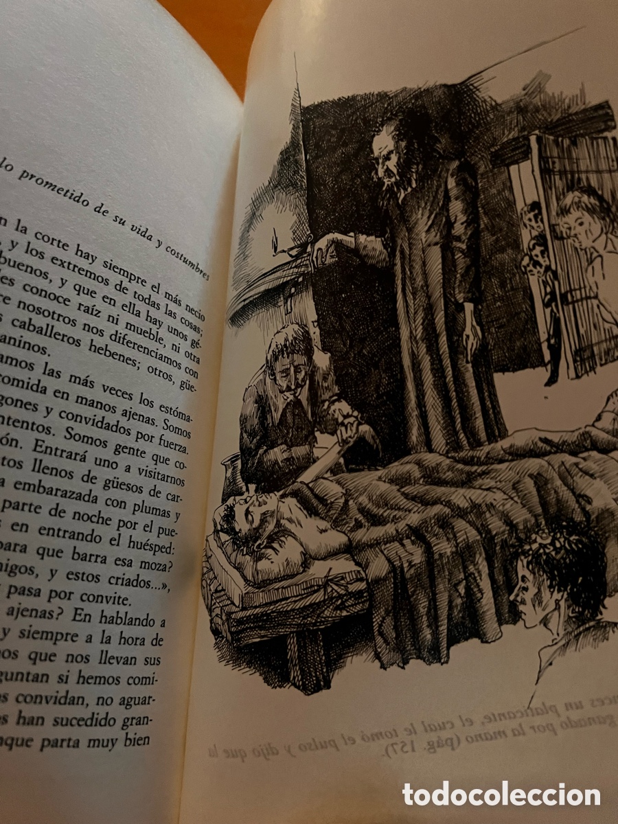 Libros de segunda mano: Picaresca Espa&ntilde;ola . An&oacute;nimo. Cervantes. Quevedo - Foto 8