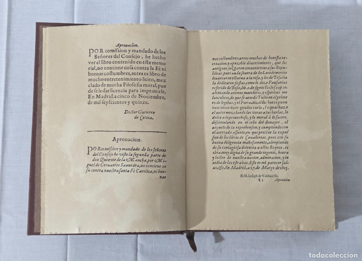 Libros de segunda mano: Libro de Don Quijote, Cervantes 1981, Fascimil, 2. Parte - Foto 8