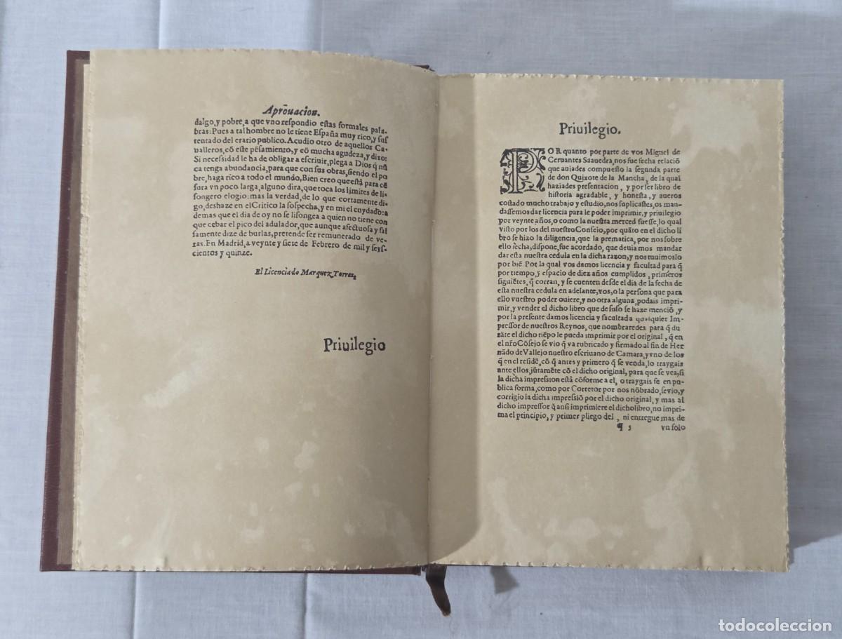 Libros de segunda mano: Libro de Don Quijote, Cervantes 1981, Fascimil, 2. Parte - Foto 9